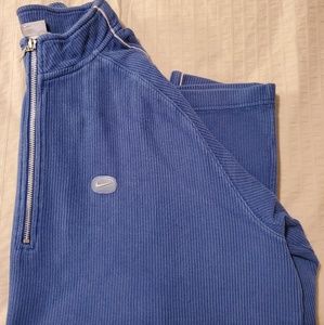 Blue Nike pullover 1/4 zipup.